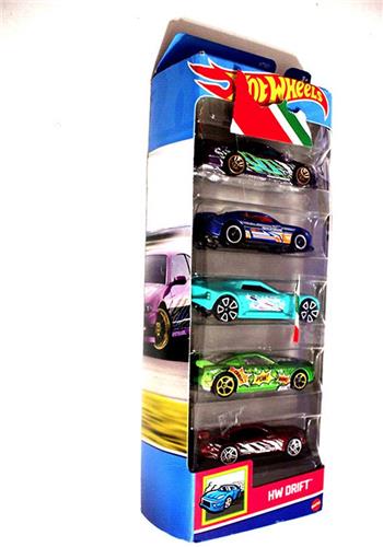 HOT WHEELS SET DRIFT '13 FORD MUSTANG GT- '17 CAMARO ZL1 BULLET PROOF- CUSTOM '18 FORD MUSTANG GT-NISSAN SILVIA S15