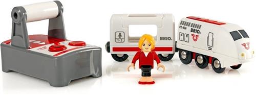 BRIO Witte RC locomotief met afstandsbediening - 33510 - Treinbaanonderdeel