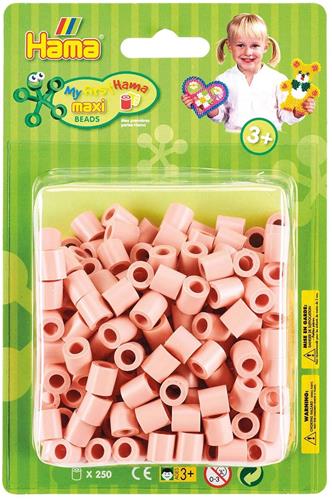 Hama Strijkkralen Maxi - Mat Roze, 250st.