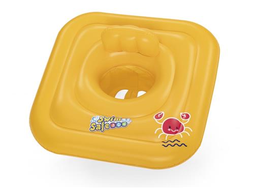 Bestway Kinder zwemband / float met tuigje - Swimsafe - 1-2 jaar - 76 x 76 cm - zwembad - zwemmen