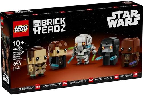 LEGO Star Wars BrickHeadz 40796 - Revenge of the Sith Heroes & Villains