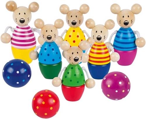 Goki Houten Kegelspel, 9dlg.