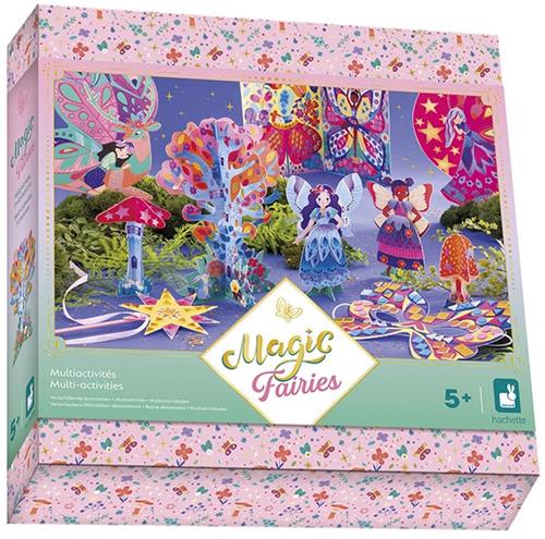 Janod Magic Fairies - Creatief Pakket - Multi-Activity Set Met 11 Magische Feeën Creaties - Complete Creatieve Vrijetijdsdoos Met Als Thema Feeën - Dit Knutselpakket Bevat Alles Wat Nodig Is Om 11 Creaties Te Maken - Geschikt Vanaf 5 Jaar