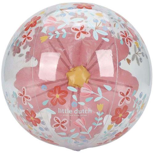 Little Dutch Pink Flowers Strandbal 3D Figuur, 35cm