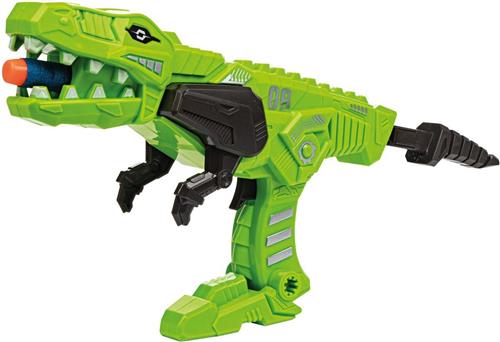 WORLD OF DINOSAURS Dinopistool + 5st foampijlen | pijltjes pistool | Dino | dinosaurus | T-Rex