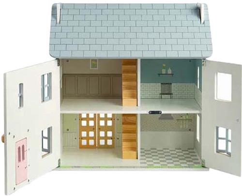 Bigjigs Houten Zomerhuis Poppenhuis