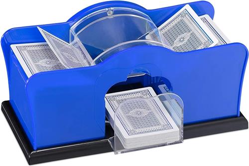 Kaartenschudder - 2 deks - Schudmachine - Kaarten schudder - Handmatig - Speelkaarten - Kaartspellen - Kaartenschudmachine