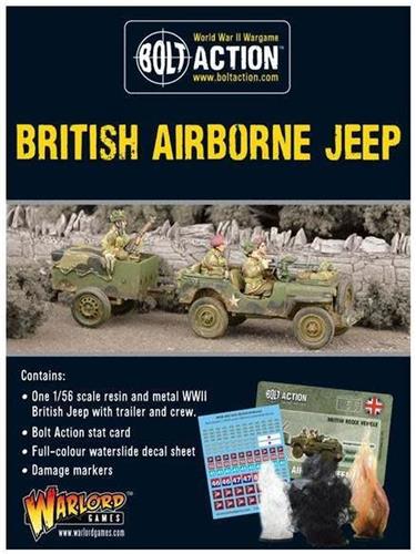 British Airborne Jeep & Trailer