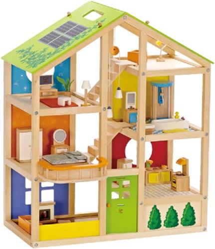 Hape Houten speelhuis - Poppenhuis - All Season