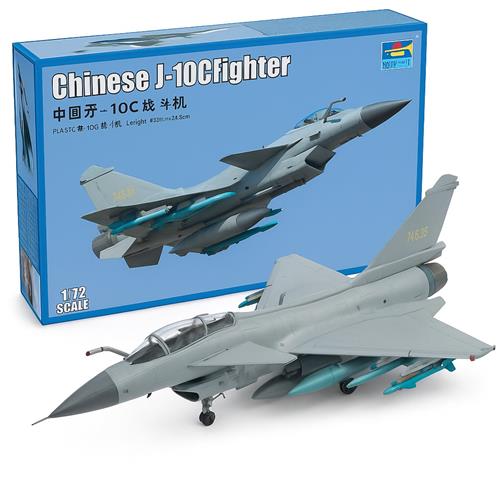 1:72 Trumpeter 01698 Chengdu J-10C Vigorous Dragon Fighter - Straaljager Plastic Modelbouwpakket