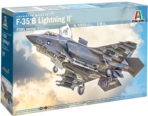 1:48 Italeri 92810 Lockheed Martin® - F-35®B Lightning II® - Straaljager Plastic Modelbouwpakket