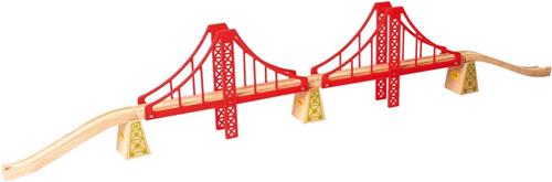 Houten Rails - Dubbele Hangbrug, 7dlg.