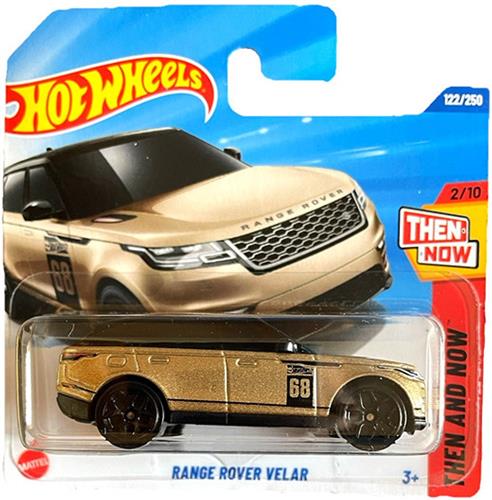 HOT WHEELS RANGE ROVER VELA 122/250 BLACK-GOLD (1:64) HW THEN AND NOW 2/10