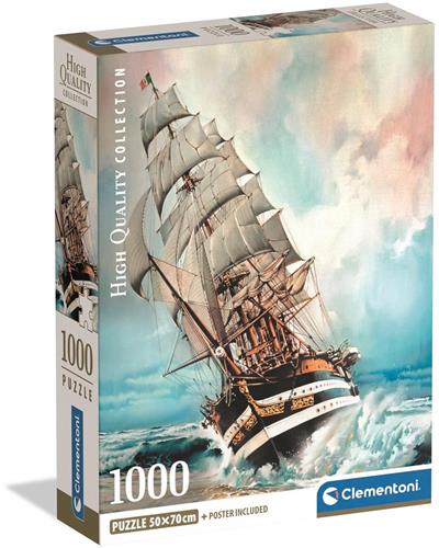 Clementoni - Puzzel - 1000 Stukjes - Amerigo Vespucci - Puzzel Voor Volwassenen - High Quality Collection