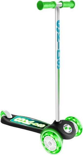 Skids Control Flashing 3-wiel Kinderstep Voetrem Groen/zwart