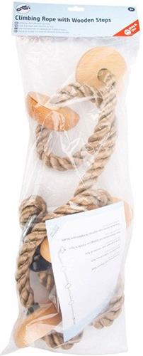 Small Foot - Klimladder met Houten Opstapjes, 190cm