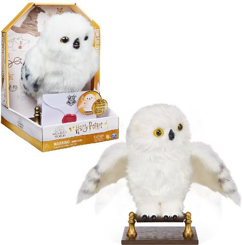 Harry Potter - Interactieve Uil Hedwig - 27cm - Met Geluiden en Bewegingen