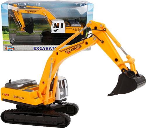 2-play Graafmachine Diecast 22 Cm Geel