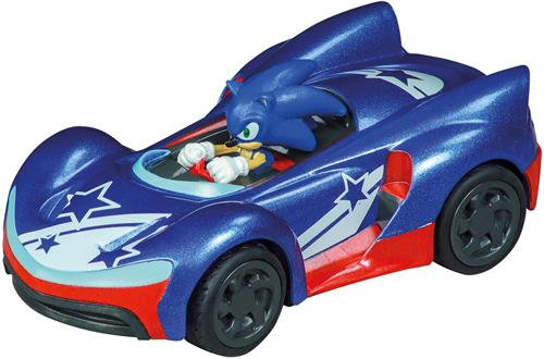 Pull Back Auto Team Sonic Racing - Blauw