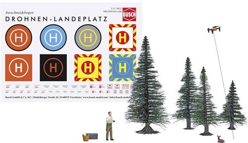 Busch 79852 H0 Actie Action set rechitsredding figuren Bouwpakket