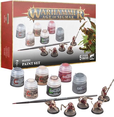 Warhammer Age of Sigmar - Skaven + Paint Set (60-09)