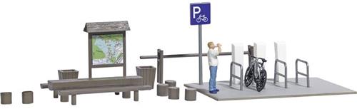 Busch 79824 H0 Action set elektrische biker Rast figuren Bouwpakket