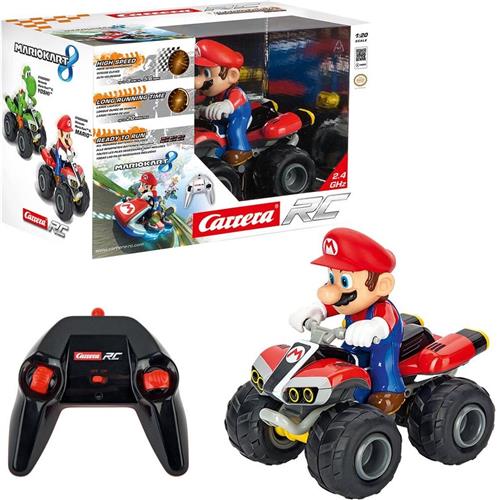 Carrera RC Mario Kart 8 Mario - Bestuurbare Quad - 2,4GHz - 1:20