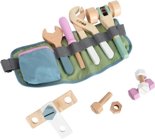 Small Foot - Gereedsschapsriem met Houten Gereedschap, 15dlg.