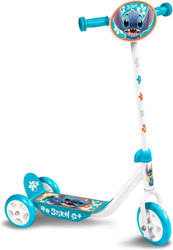 Disney Stitch 3-wiel Kinderstep Vrijloop Junior Petrolblauw/wit