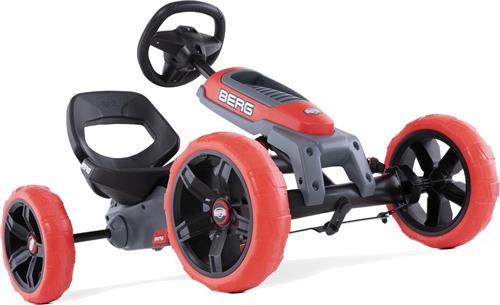 BERG Reppy Rebel Skelter - Grijs/Rood - Met soundbox - 2,5 tot 6 jaar