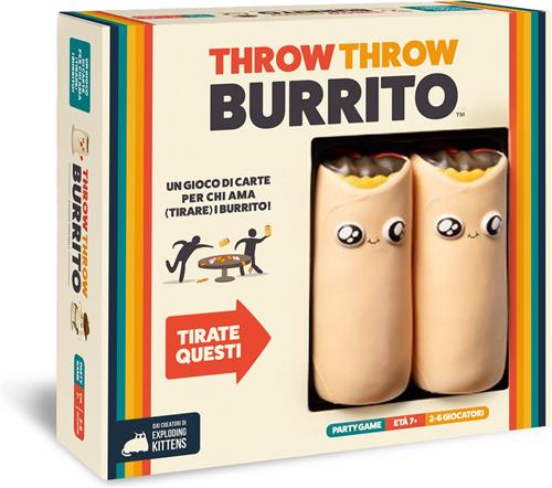 Asmodee Throw Throw Burrito, Gezelschapskaartspel, 15 min, Volwassene & kind, 7 jaar, Elk geslacht, Meerkleurig