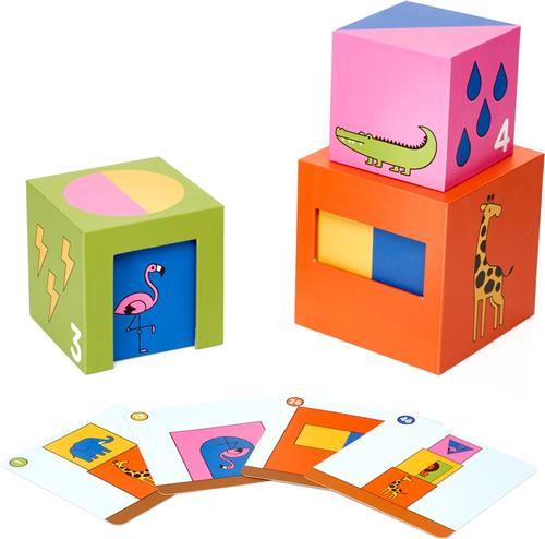 SmartGames Peek-a-Zoo - Educatief Spel - 48 puzzelopdrachten