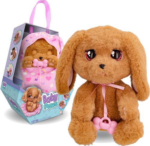 Baby Paws hondje Cocker - Interactieve pluchen knuffel