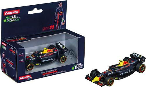 1:43 Carrera Red Bull Racing Formule 1 - S. Perez - Red Bull Oracle - No. 11 - Pull-Back Auto Terugtrekauto