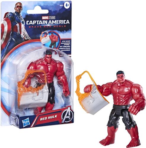 Marvel Avengers Epic Hero Series Captain America: Brave New World Red Hulk - Actiefiguur - 10cm