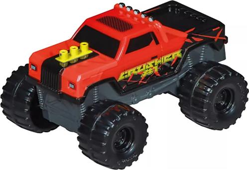 Carrera Monster Truck "Crusher #1" - Rood - Key Racer in Schaal 1:64 Terugtrekauto