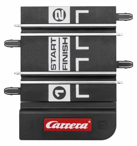 Carrera GO!!! Draadloos aansluit Racebaan stuk - 1 Baandeel met aansluiting voor Draadloze Controllers Racebaan onderdeel
