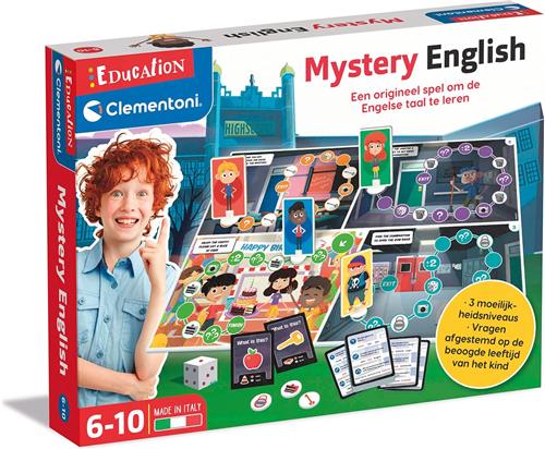 Clementoni Spelend Leren - Mystery English - Engels Leren - Educatief Speelgoed - 6-10 jaar