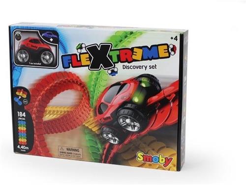 FleXtreme - Discovery set - Racebaan - 184 track - flexibel circuit - 4.4 meter - vanaf 4 jaar