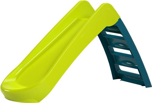 Palplay glijbaan opvouwbaar 4ft lemon/blauw