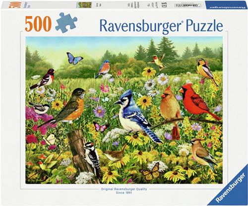 Legpuzzel Vogels in de Wei, 1000st.