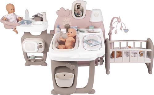 Smoby Baby Nurse Groot Babyhuis - Keuken, Wieg en Verzorgingsset