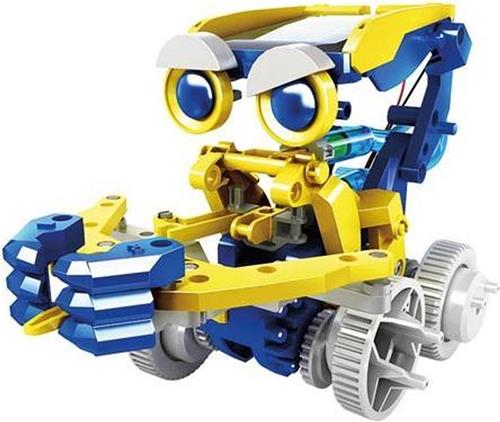 Bouwkit 12-in-1 Solar Junior Geel/blauw 230 Onderdelen