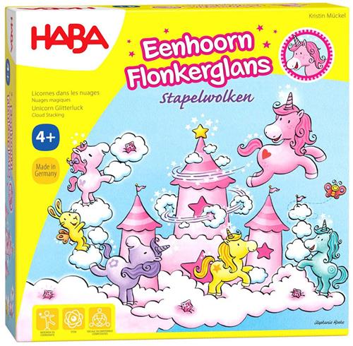 Haba Bordspel Eenhoorn Flonkerglans - Stapelwolken