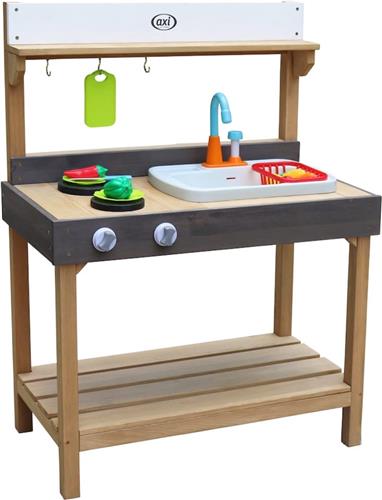 AXI Rosa Zand & Water Speelkeuken Medium - Incl. 17 accessoires - Modder Keuken
