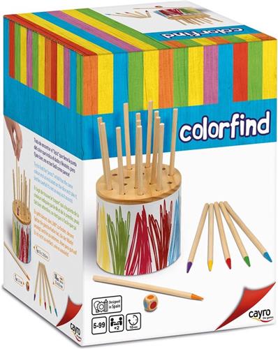 Cayro - Colorfind - Geluksspel met Potloden - 2-4 Spelers - Geschikt vanaf 5 Jaar
