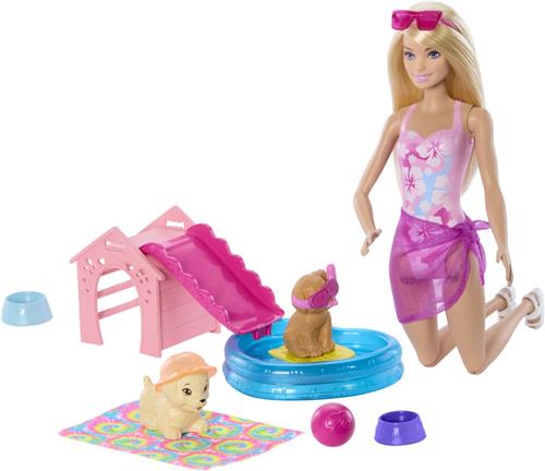 Barbie Zwemfeestje voor Puppy's