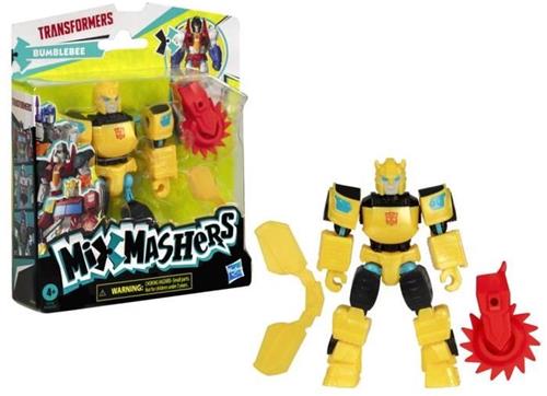 MixMashers Bumblebee - Aanpasbaar actiefiguurtje om te mixen en matchen met accessoires - Transformers - Vanaf 4 jaar