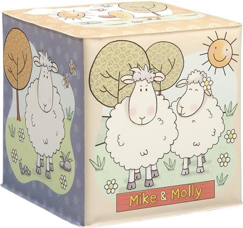 Mike & Molly badspeelgoed, zachte badkubus - baby peuter speelgoed - Bambolino Toys