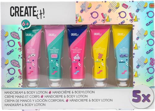 Create It! Handcrème En Bodylotion Poptastic Meisjes 5-delig